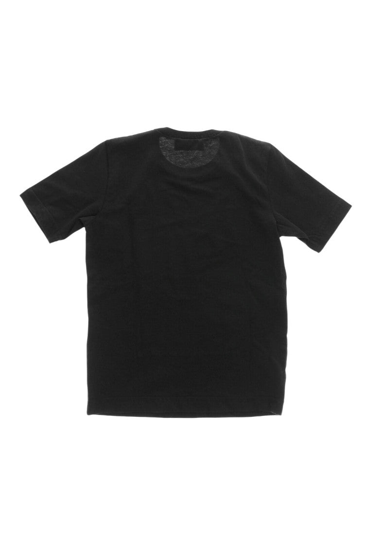 Girls Black Graphic T-Shirt 2