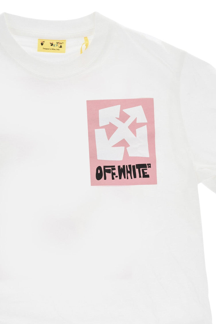 Girls White Logo T-Shirt 3