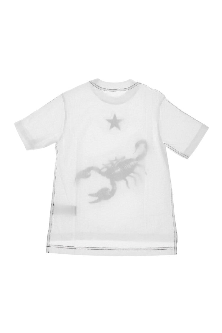 Boys White Graphic T-Shirt 2