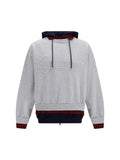 Grey Regular Logo Hoodie 1
