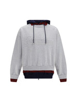 Grey Regular Logo Hoodie 1