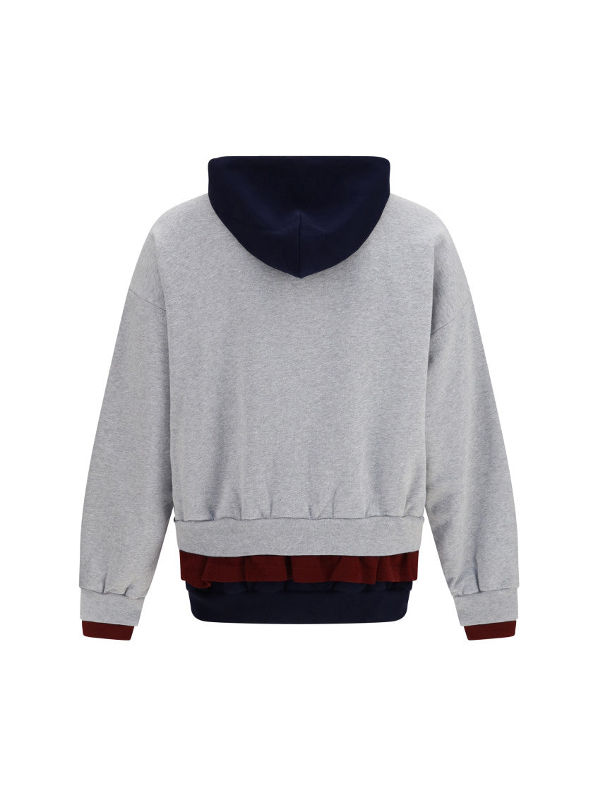 Grey Regular Logo Hoodie 2