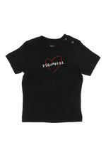 Baby Girl Black Logo T-Shirt 1