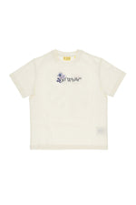 Girls Off White Floral T-Shirt 1