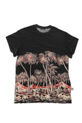 Kids Black Printed T-Shirt 1