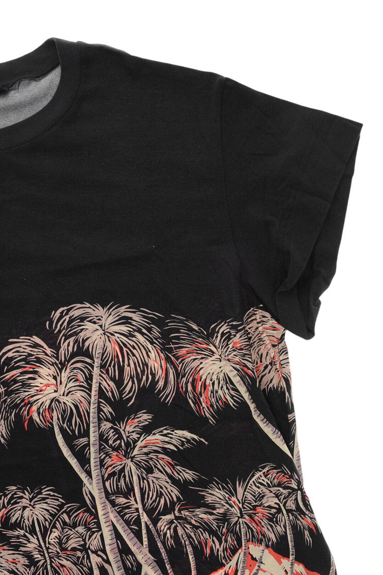 Kids Black Printed T-Shirt 3