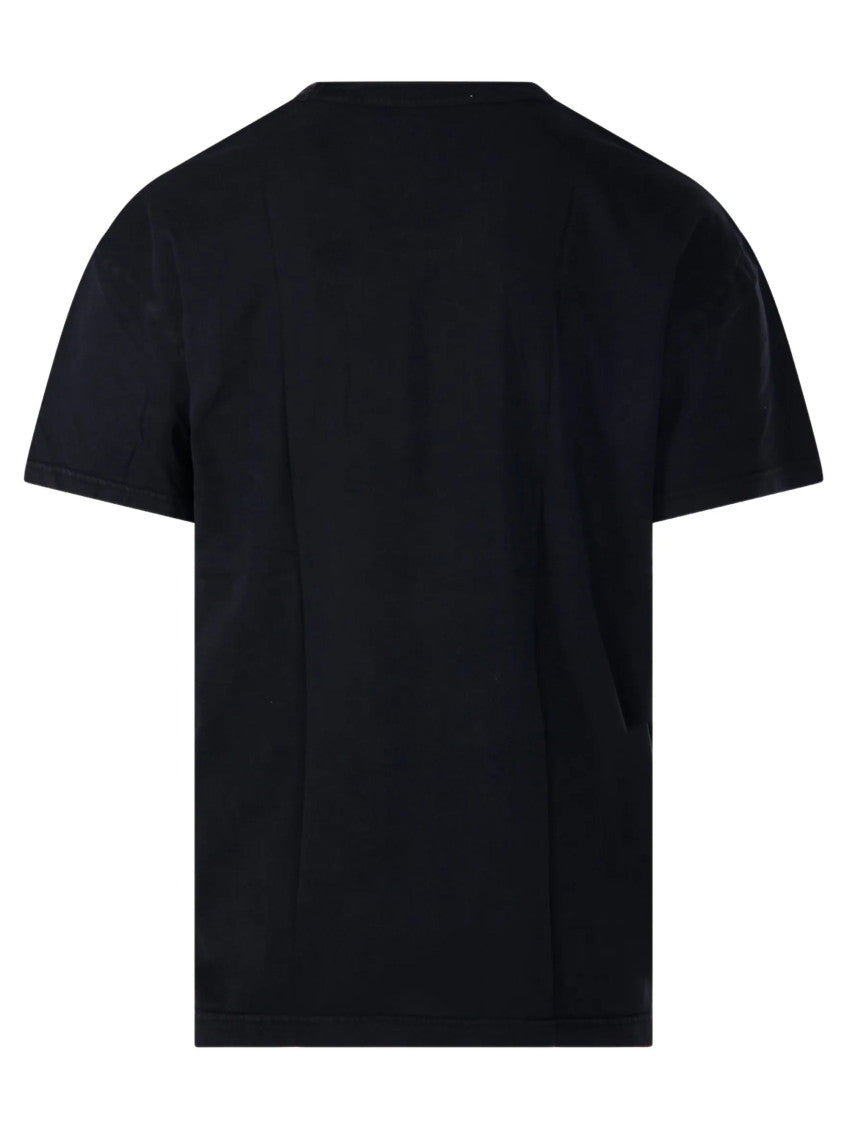 Black Graphic Crew Neck T-Shirt 3