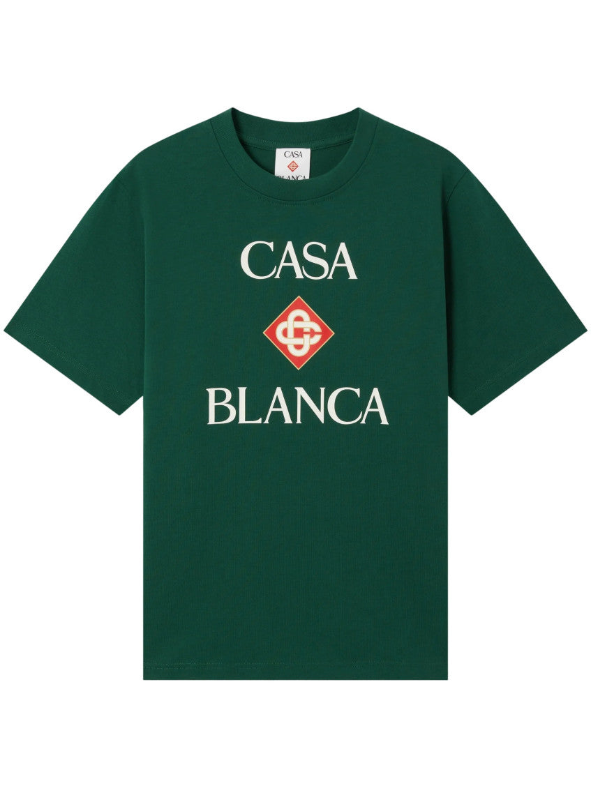 Green Logo Crew Neck T-Shirt 1