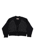 Girls Black Embellished Cardigan 1