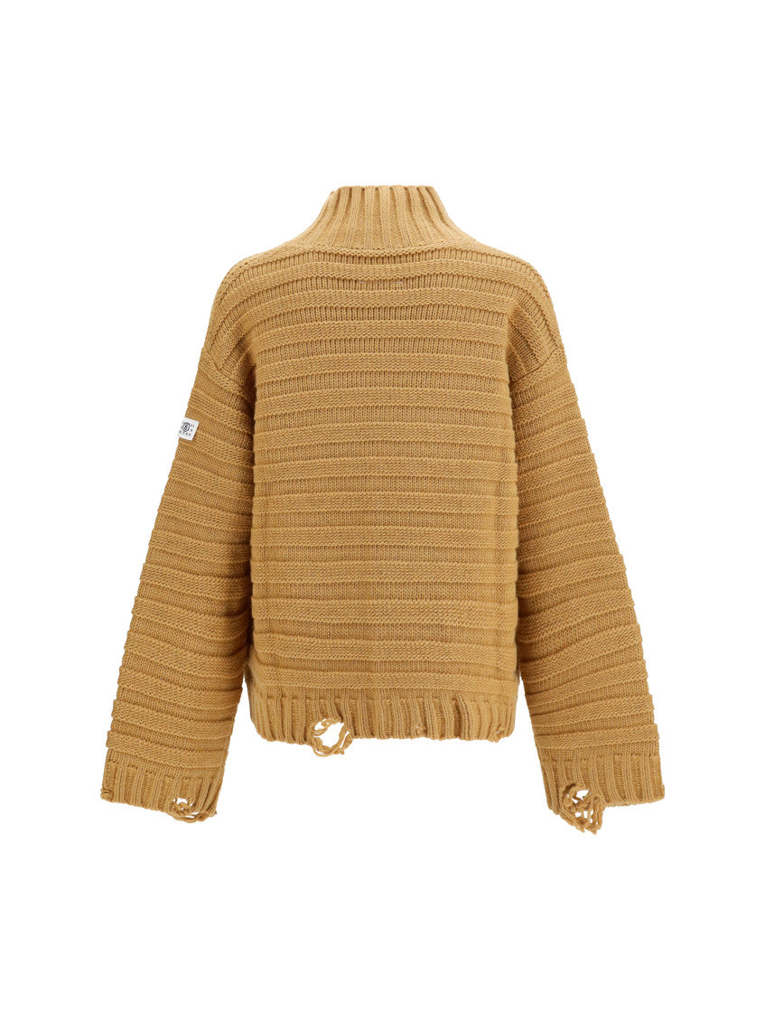 Beige Turtle Neck Sweater 2