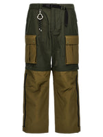 Green Regular Cargo Pants 1