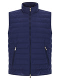 Blue Quilted Vest 1