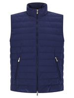 Blue Quilted Vest 1