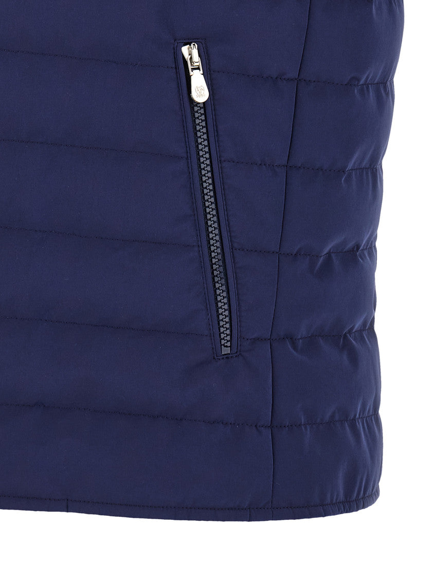 Blue Quilted Vest 4