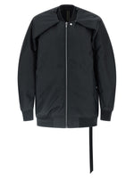 Black Solid Band Collar Jacket 1