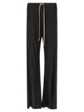 Black Loose Drawstring Pants 1