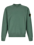 Green Solid Crew Neck Sweatshirt 1