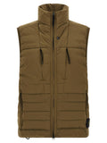 Olive Green Quilted Vest 1