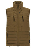 Olive Green Quilted Vest 1