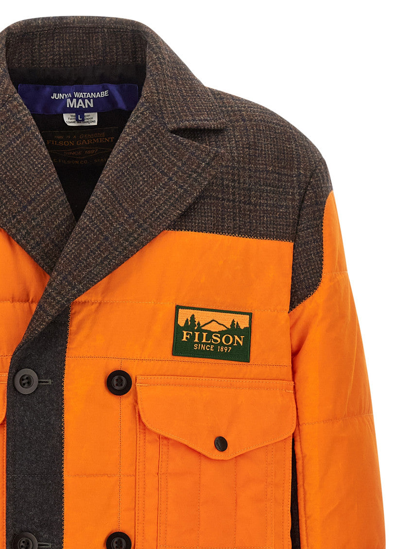 Multicolor Patchwork Trench Coat 3