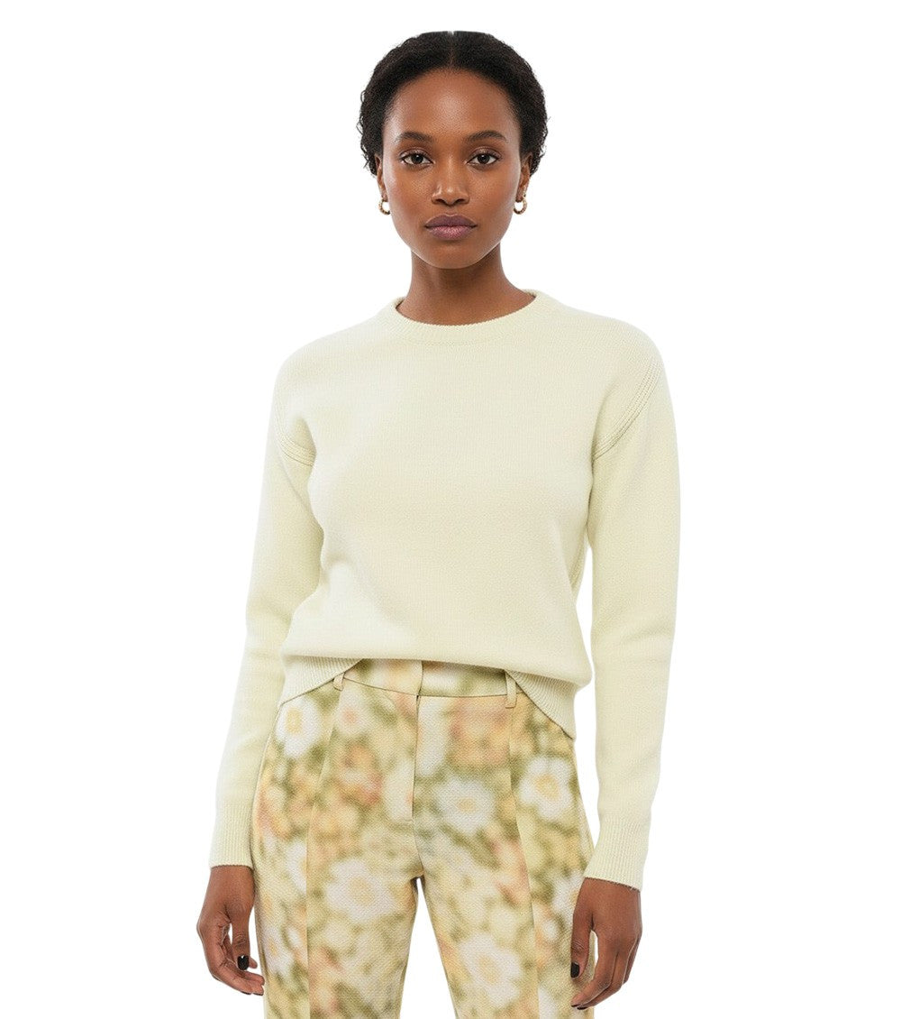 Off White Crew Neck Sweater 1