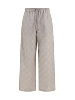 Beige Drawstring Joggers 1