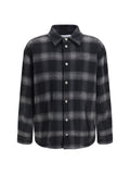 Black Grey Check Shirt Jacket 1
