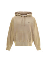 Beige Distressed Hoodie 1