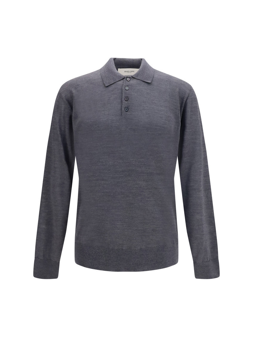 Grey Shirt Collar Polo 1