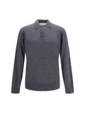 Grey Shirt Collar Polo 1