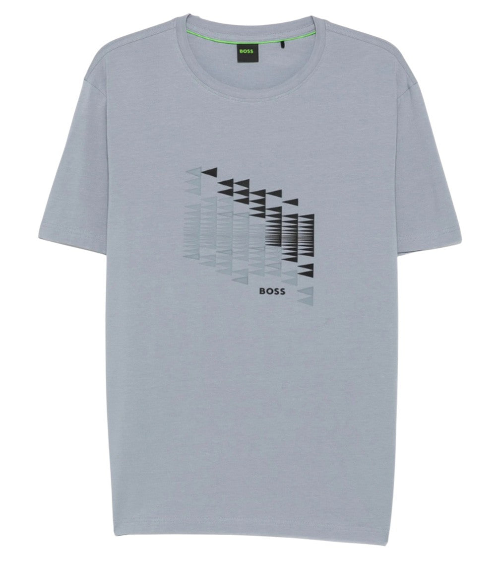 Grey Graphic Logo T-Shirt 1