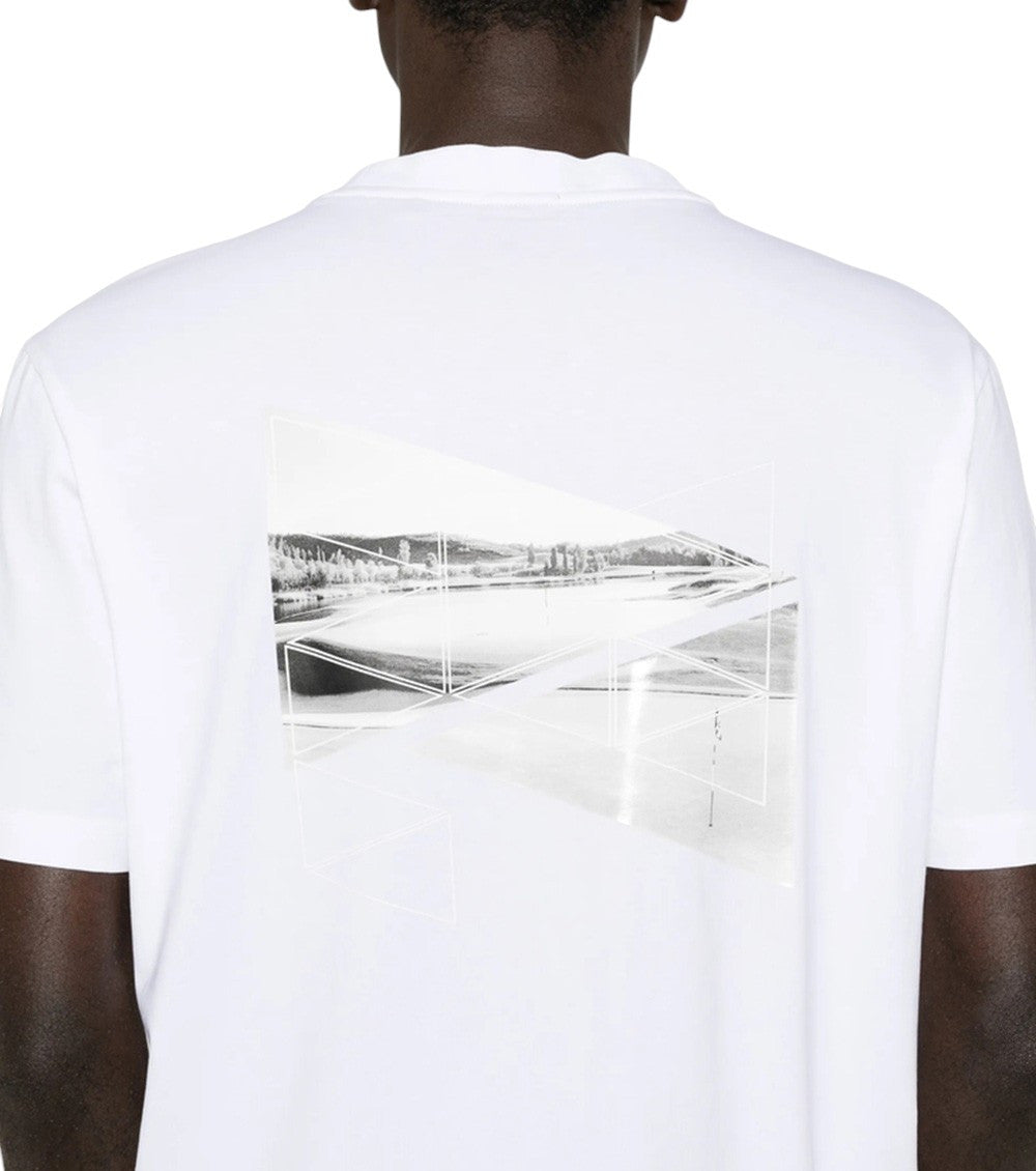 White Regular Logo T-Shirt 4