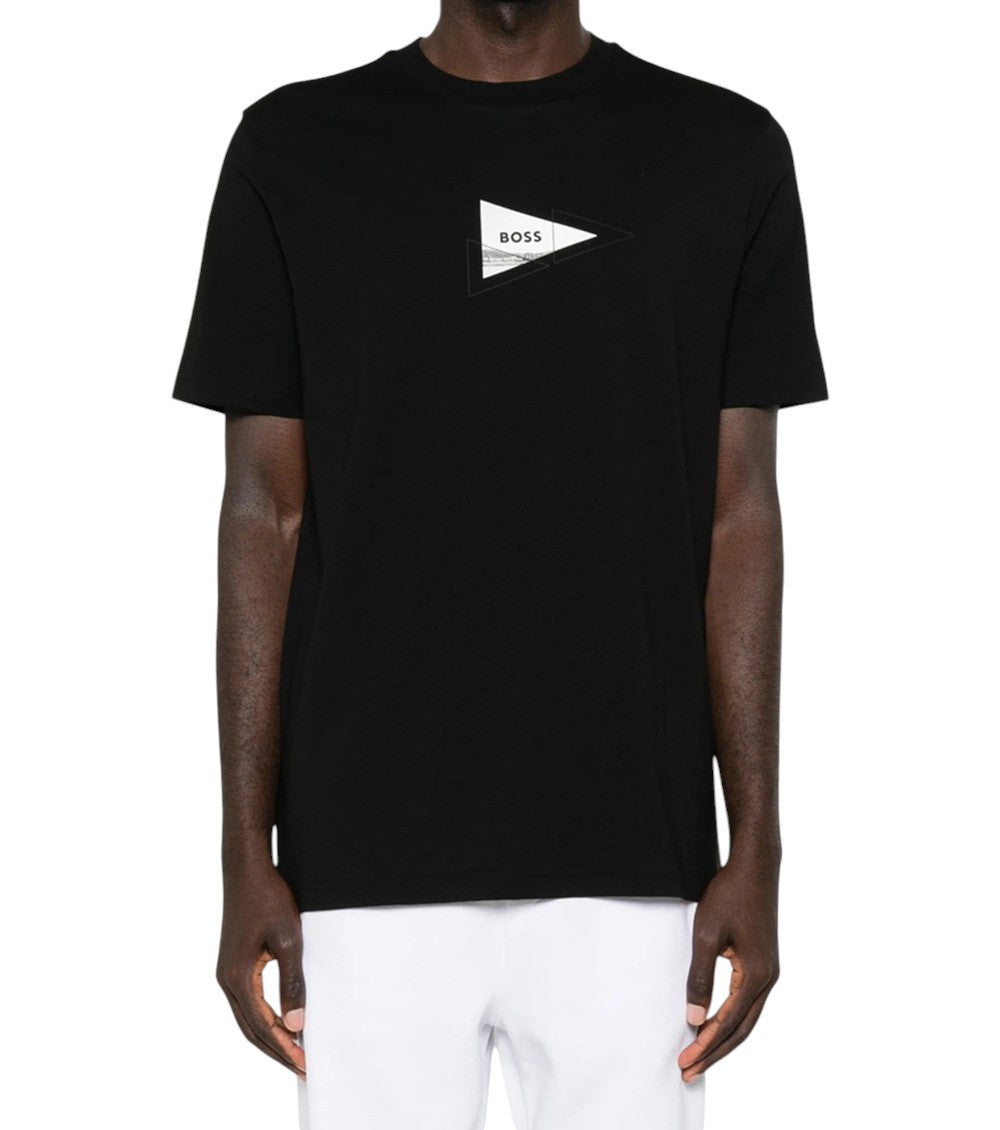 Black Regular Logo T-Shirt 2