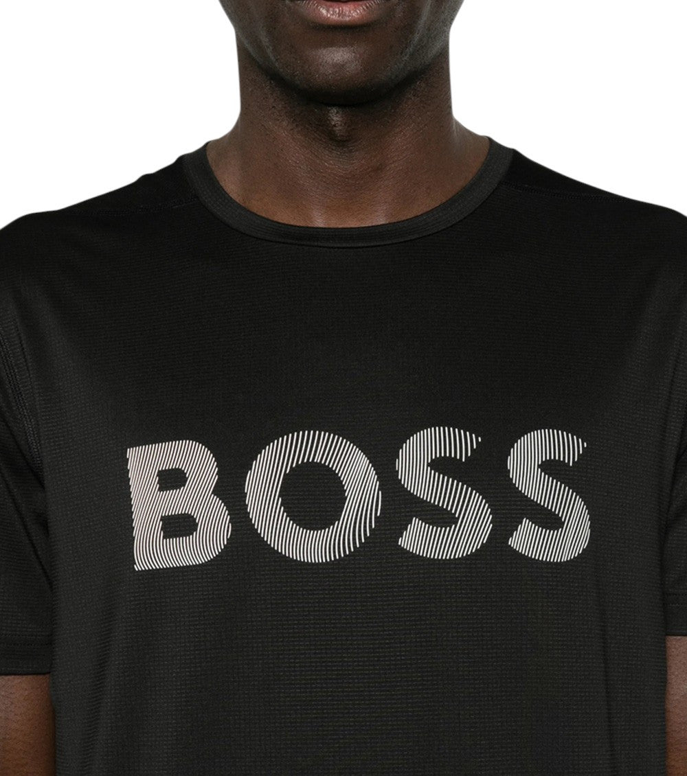 Black Regular Logo T-Shirt 4