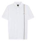 White Slim Logo Polo 1