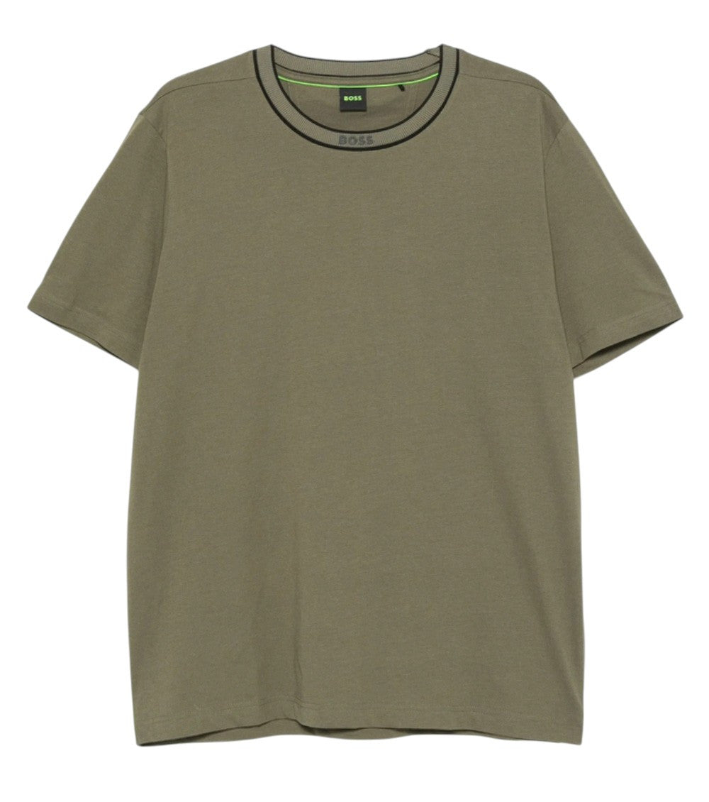 Green Crew Neck T-Shirt 1