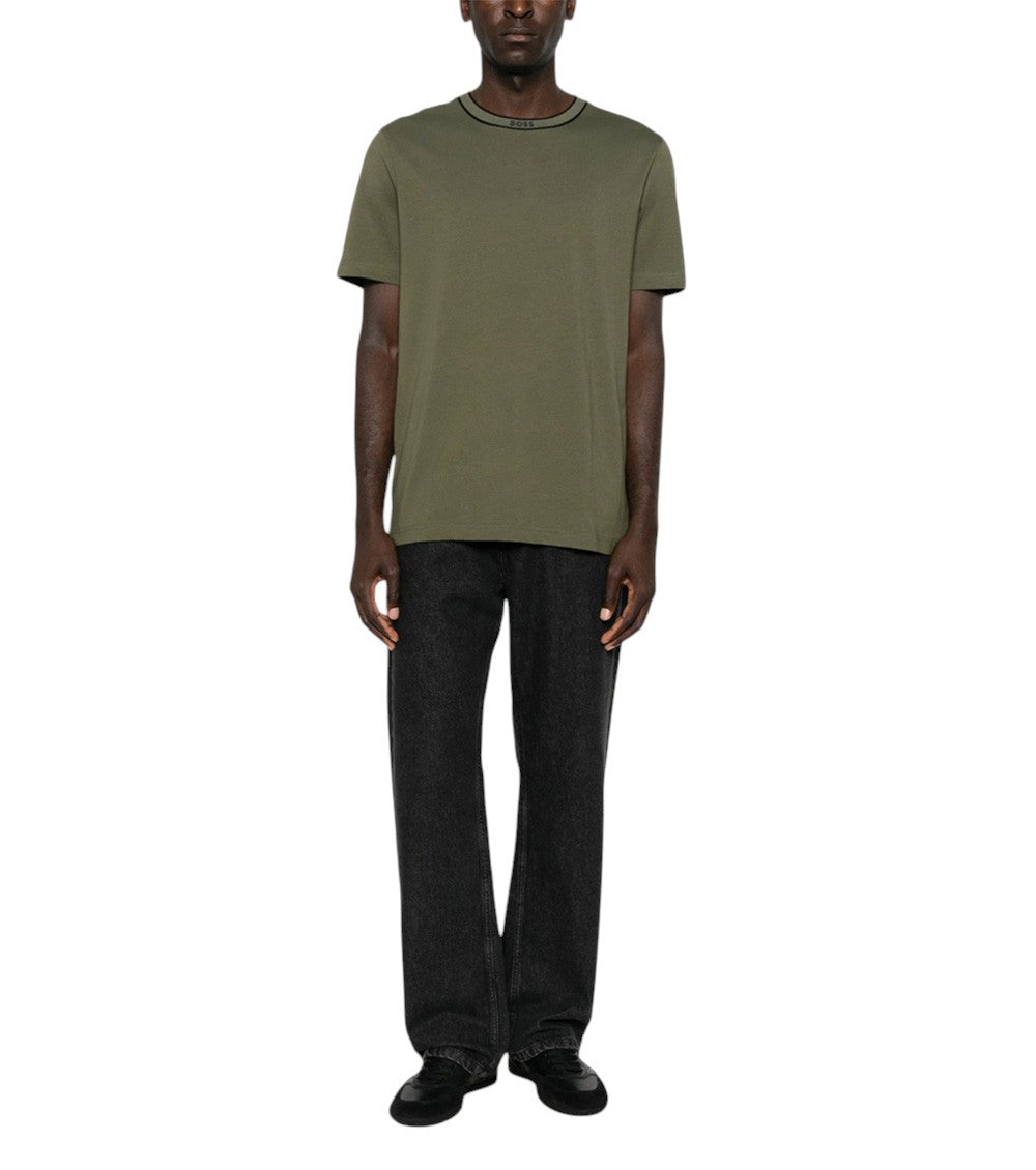 Green Crew Neck T-Shirt 2