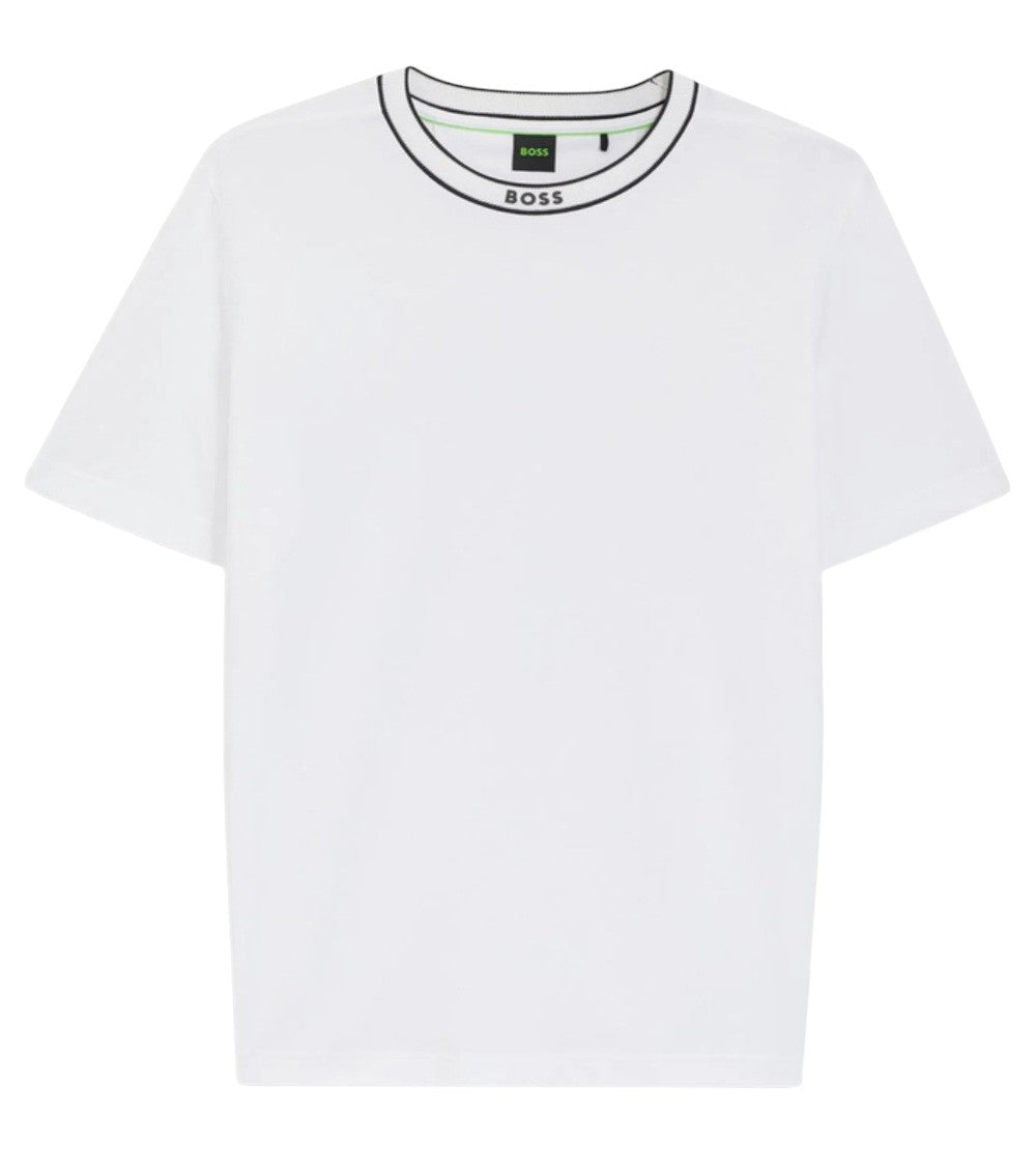 White Crew Neck T-Shirt 1