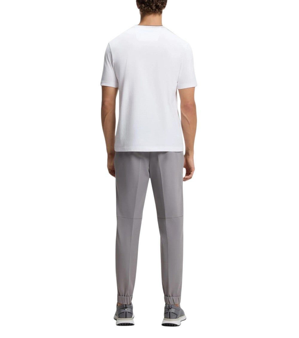 White Crew Neck T-Shirt 3