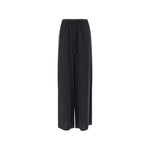 Black Relaxed Drawstring Pants 1