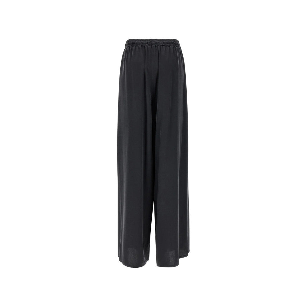 Black Relaxed Drawstring Pants 2