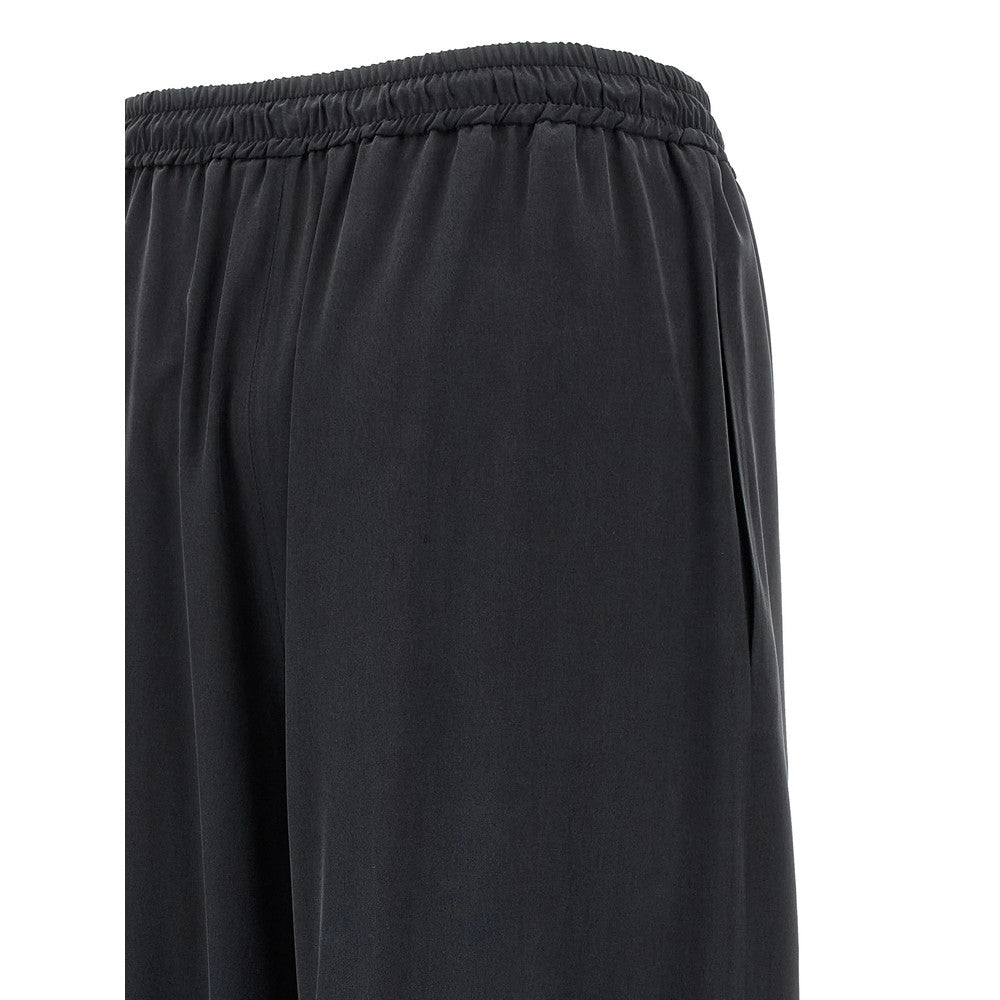 Black Relaxed Drawstring Pants 3
