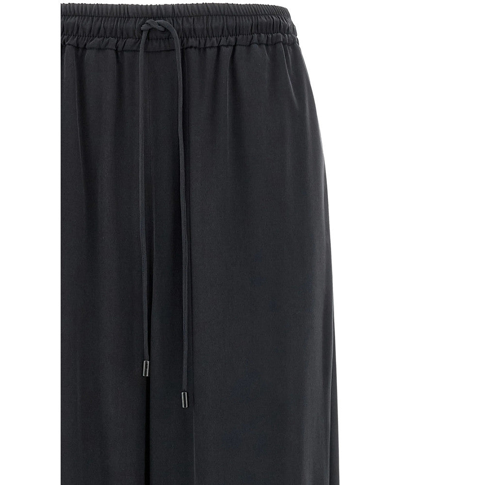 Black Relaxed Drawstring Pants 4