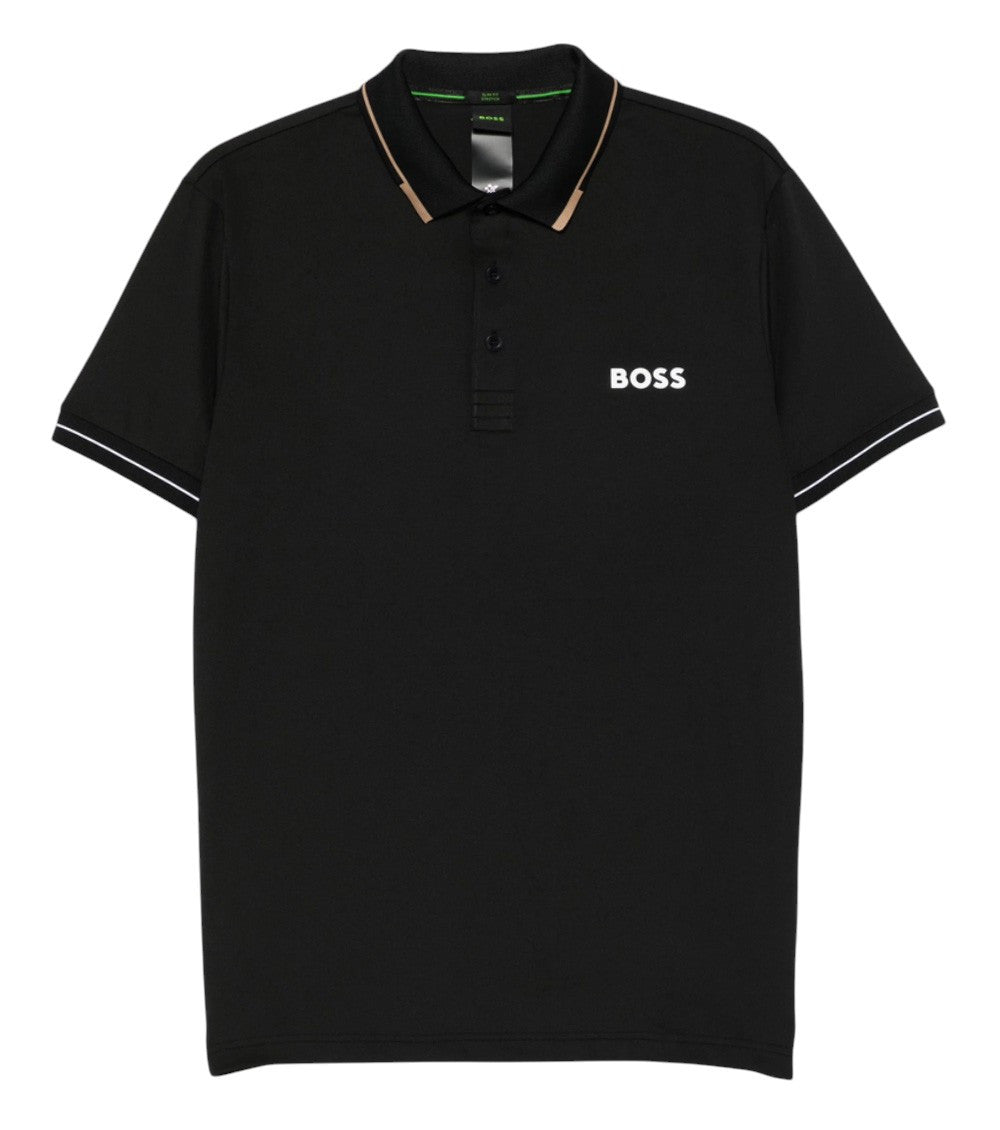 Black Shirt Collar Polo 1