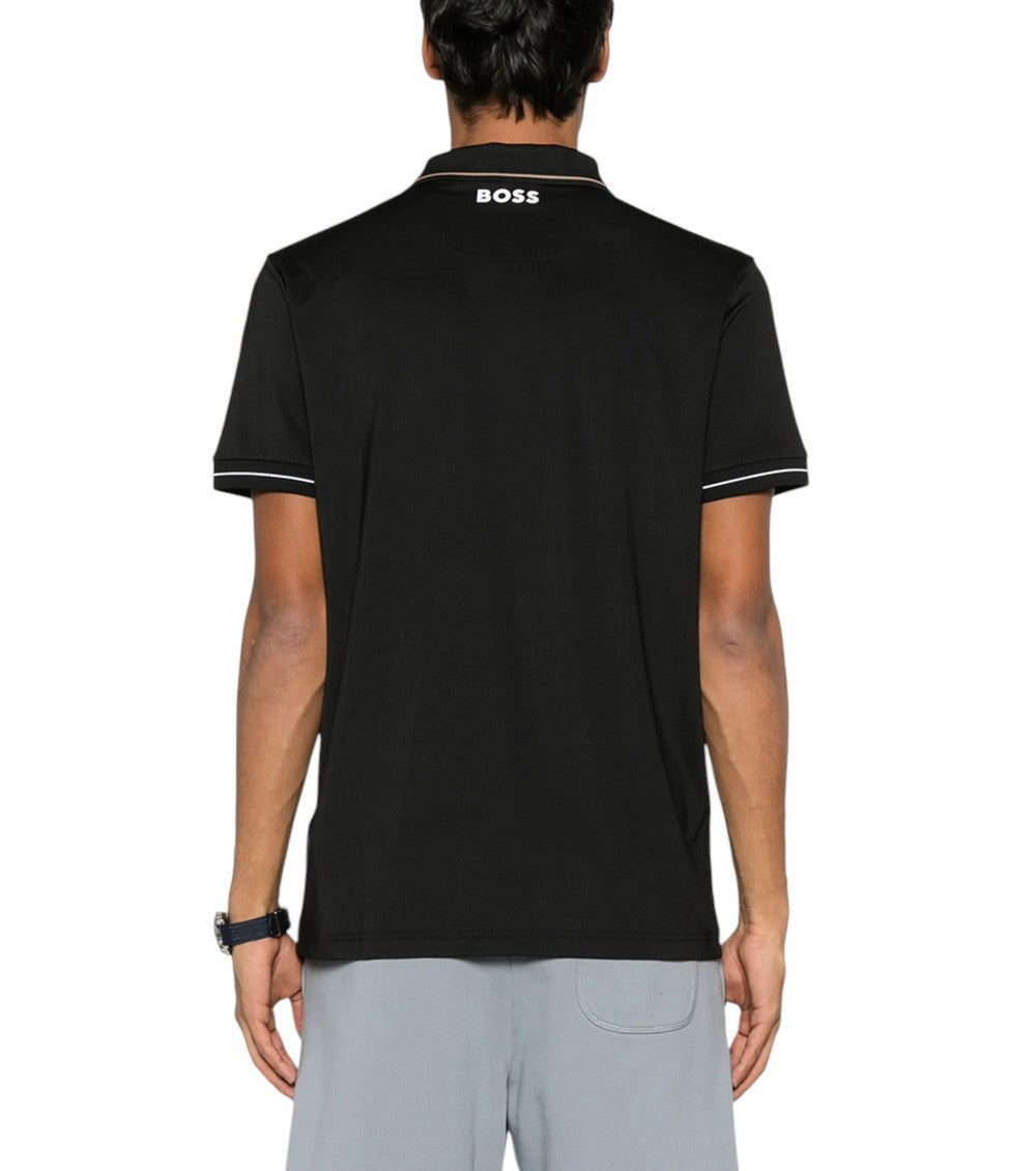 Black Shirt Collar Polo 3