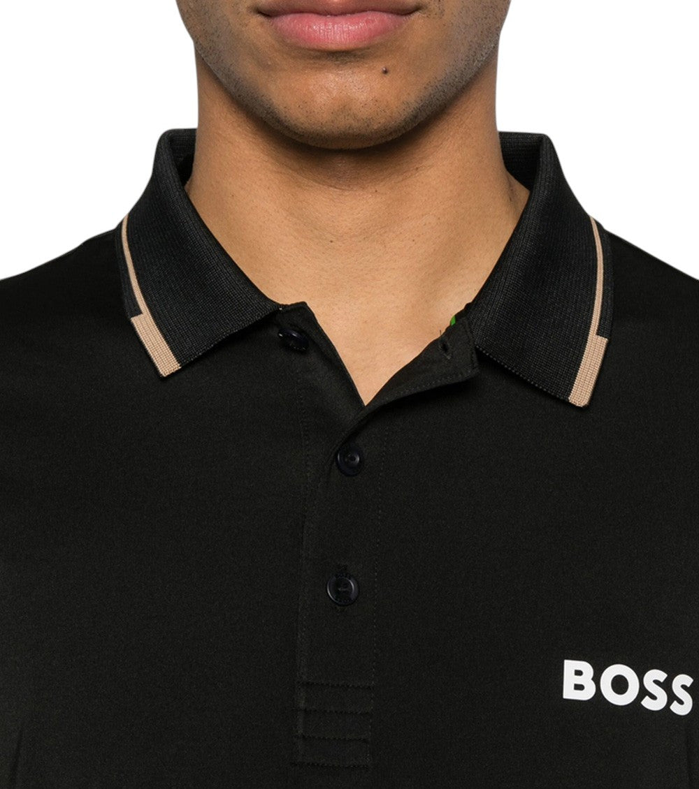 Black Shirt Collar Polo 4