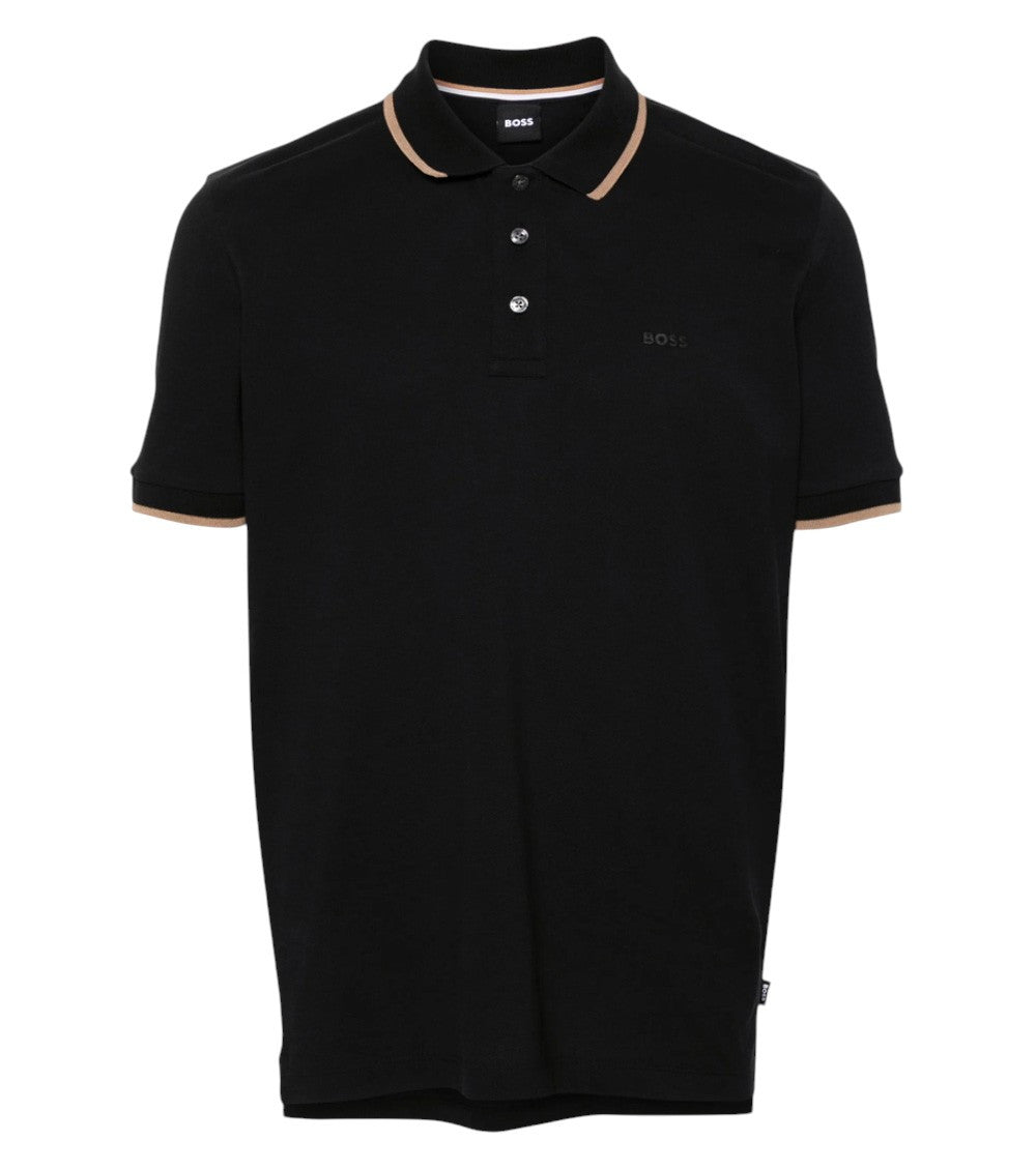 Black Shirt Collar Polo 1