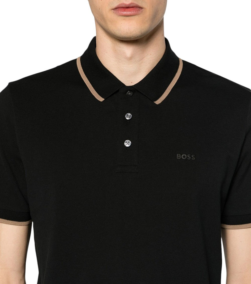 Black Shirt Collar Polo 4