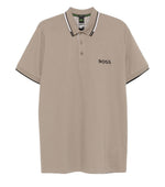 Taupe Shirt Collar Polo 1