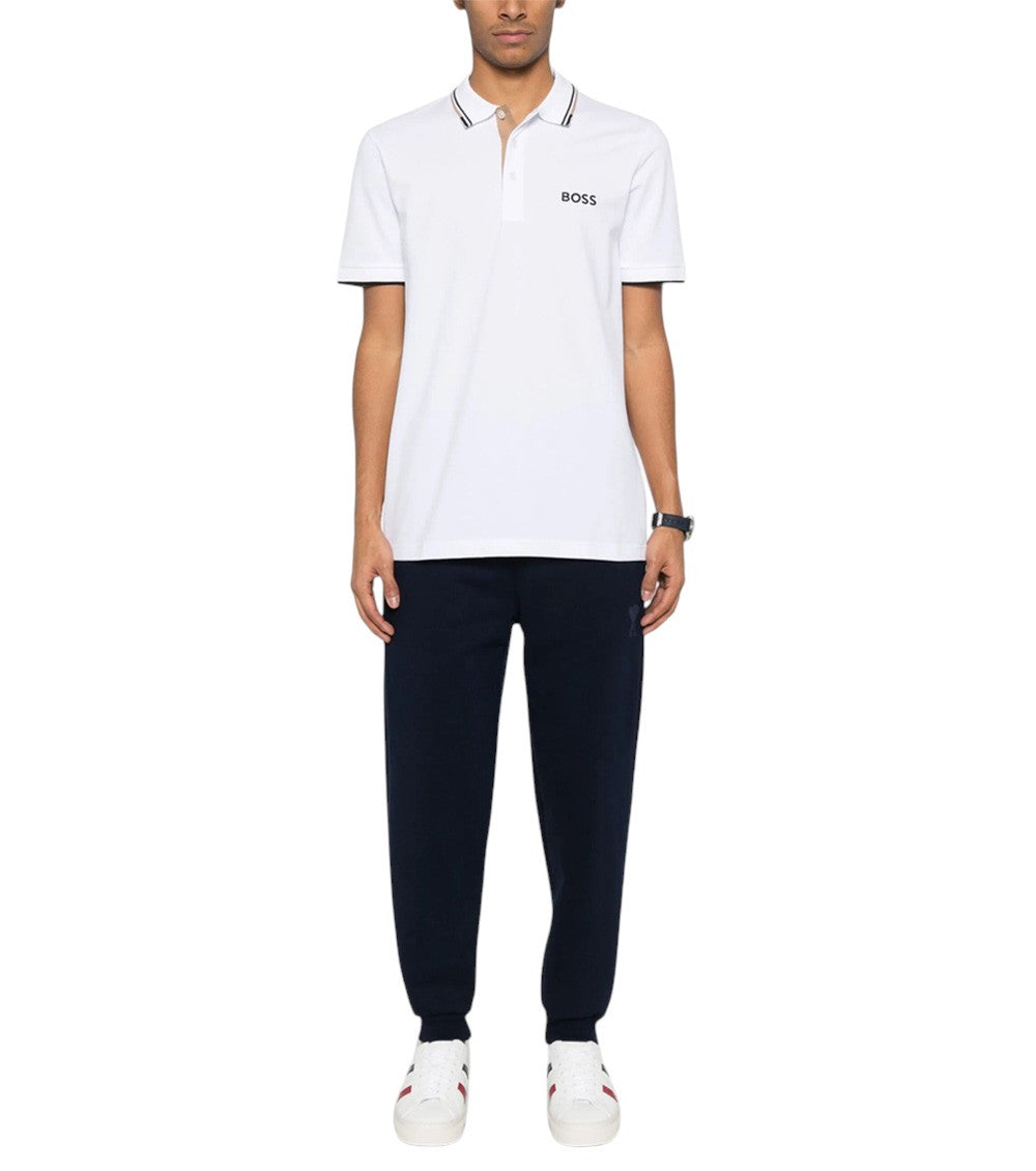 White Shirt Collar Polo 2